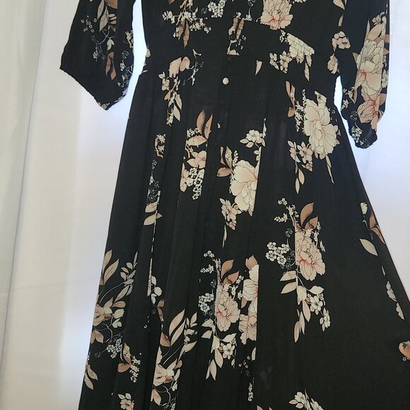 City Chic Floral Fall Dress - Picture 8 of 8